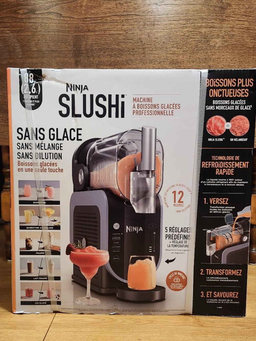 Ninja SLUSHi Professional Frozen Drink Maker Model FS301C Rapidchill 88oz